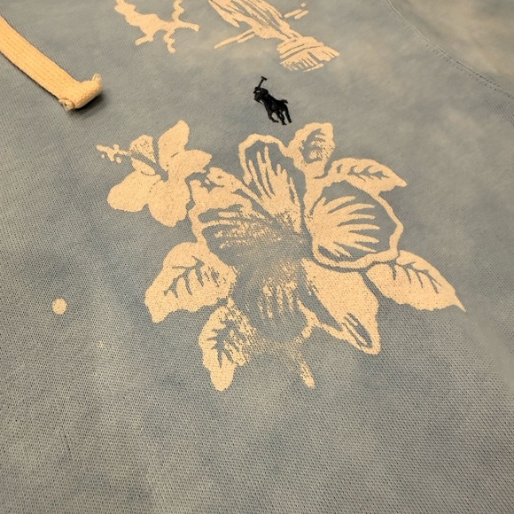 EUC Polo Ralph Lauren Men's Laguna Hawaiian Spa Terry Hoodie Sweatshirt – Large - Picture 8 of 9